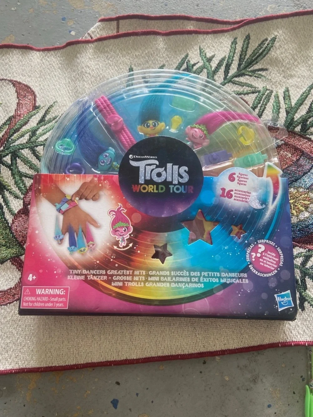 Trolls Tiny Dancers Finger Puppets - Pink, Blue, Purple
